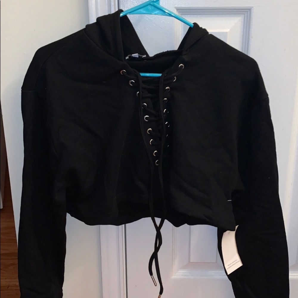 Cropped hoodie